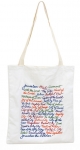 Names of Jerusalem Tote Bag - White