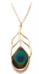 Peacock Feather Pendant