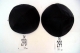 Black Terylene Kippah 7.9"