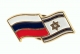 Israel Russia flags pin