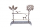 Alumimium-Hanukkah-Menorah-Forest-by-Shraga-Landesman