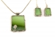 Hand made necklace & earrings set by Sivan