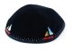 Hand Decorated "Sailboat" Velvet Kippah