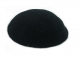 Large Black DMC knitted Kippah with holes