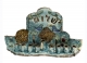 Hand-Made-Ceramic-Hanukah-Menorah-Shalom