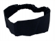 Wide Black Satin Womens Headband