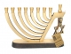 Brass-Hanukkah-Menorah-Harp-Design-with-Star-of-David