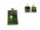 Hand made necklace & earrings set by Sivan