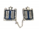 Silver Plated Ten Commandments Tallit Clips