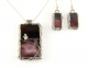 Hand made necklace & earrings set by Sivan