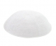 DMC knitted white kippah