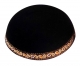 Colorful paisley border Yemenite Kippah
