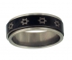 Stainless-Steel-Black-Revolving-Star-of-David-Ring