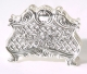 Flower design Silver Plated Napkin Holder