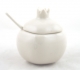 White Ceramic Rimmon Pomegranate Honey Dish