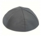 Large Black Terylene Kippah
