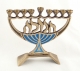 Brass Menorah (Hanukia) - Hanukkah Design