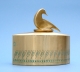 Kuppat Tzedakah Duck By Shraga Landesman  Brass