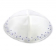 White-Satin-Kippah-with-purple-decoration