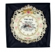 Hebrew Home Blessing with Floral Clock