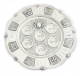 Antique Round Silver Plated Passover Plate