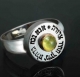 Five Metal Catseye Kabbalah Ring
