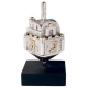 Silver and Gold Plated Figurine Dreidel