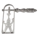 Silver Plated Purim Grogger