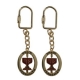 Judaic Keychain - Menorah Design