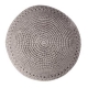 Gray Knitted Kippah 6.5"