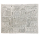 Jerusalem In Silver Challah Cover