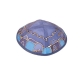 Blue-and-Violet-Old-City-design-Silk-Painted-Kippah
