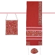 Emanuel-Embroidered-Tallisack-RedMaroon-with-flowers
