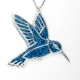 Blue-Hummingbird-Silver-Pendant