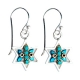 Star of David Jewish earrings by Ester Shahaf