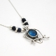 Roman-Glass-Star-of-David-Necklace