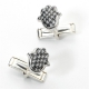 Herringbone-design-Hamsa-Cufflinks