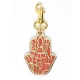 Shema-Yisrael-Hamsa-Hand-Keyring-red