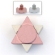 Traveling Shabbat Candlesticks  pink