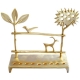 Brass-Hanukkah-Menorah-Trees-by-Shraga-Landesman