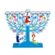 Family-Tree-Hanukkah-Menorah-Light-Blue