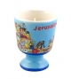 Ceramic Yahrzeit Candle - Shema Israel