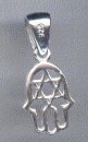 Sterling Silver Hamsa Pendant