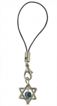 Star of David "eye" cellphone charm