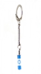 Israel Flag Pendant Keychain