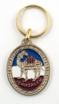 3 Colorful Camel Keychains