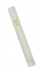 Clear Plastic Mezuzah