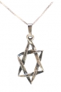 Sterling Silver Star of David Pendant