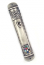 12 Tribes Pewter Mezuzah
