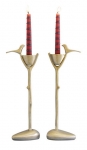 Doves Nest Shabbat Candlesticks
